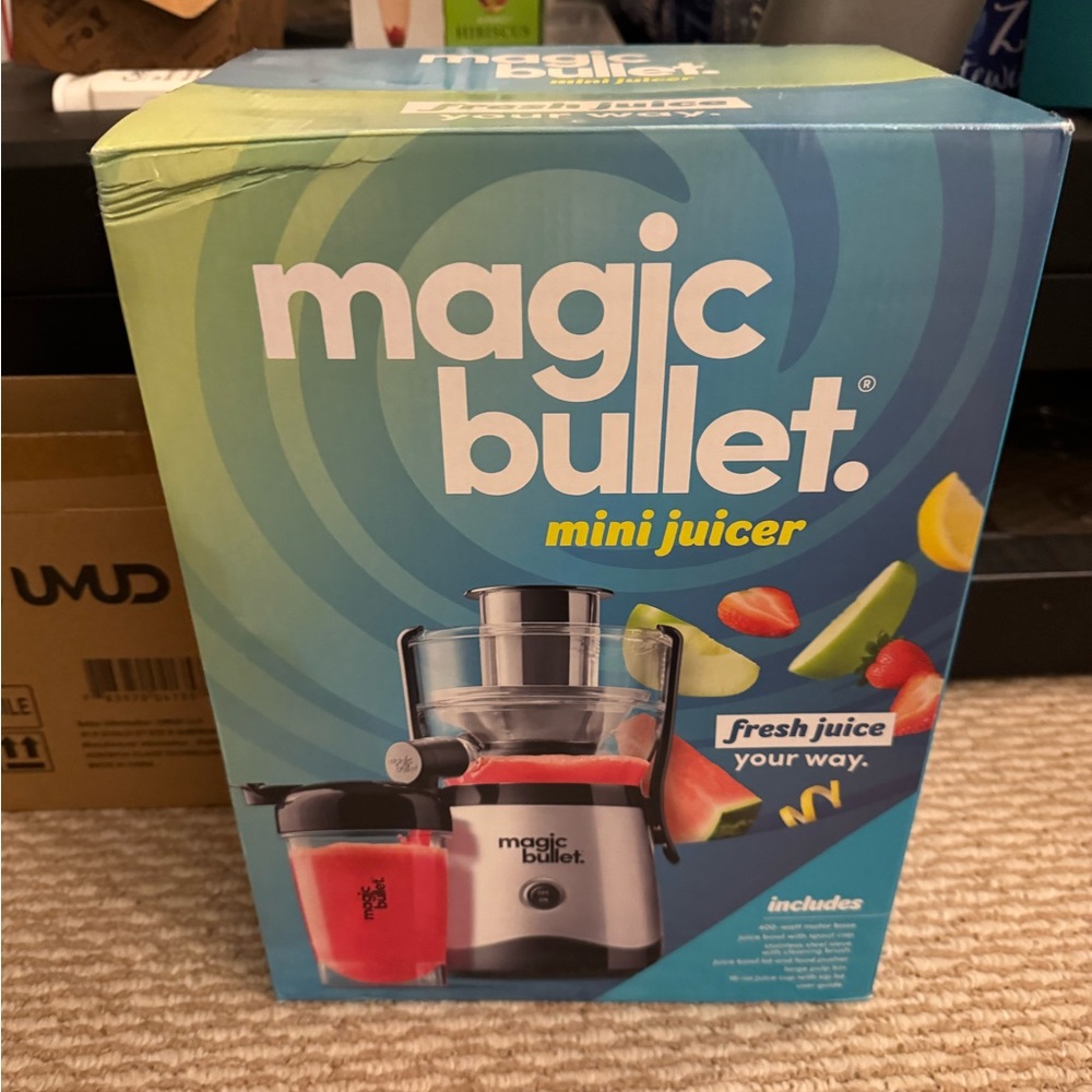 Never opened Magic Bullet Mini Juicer